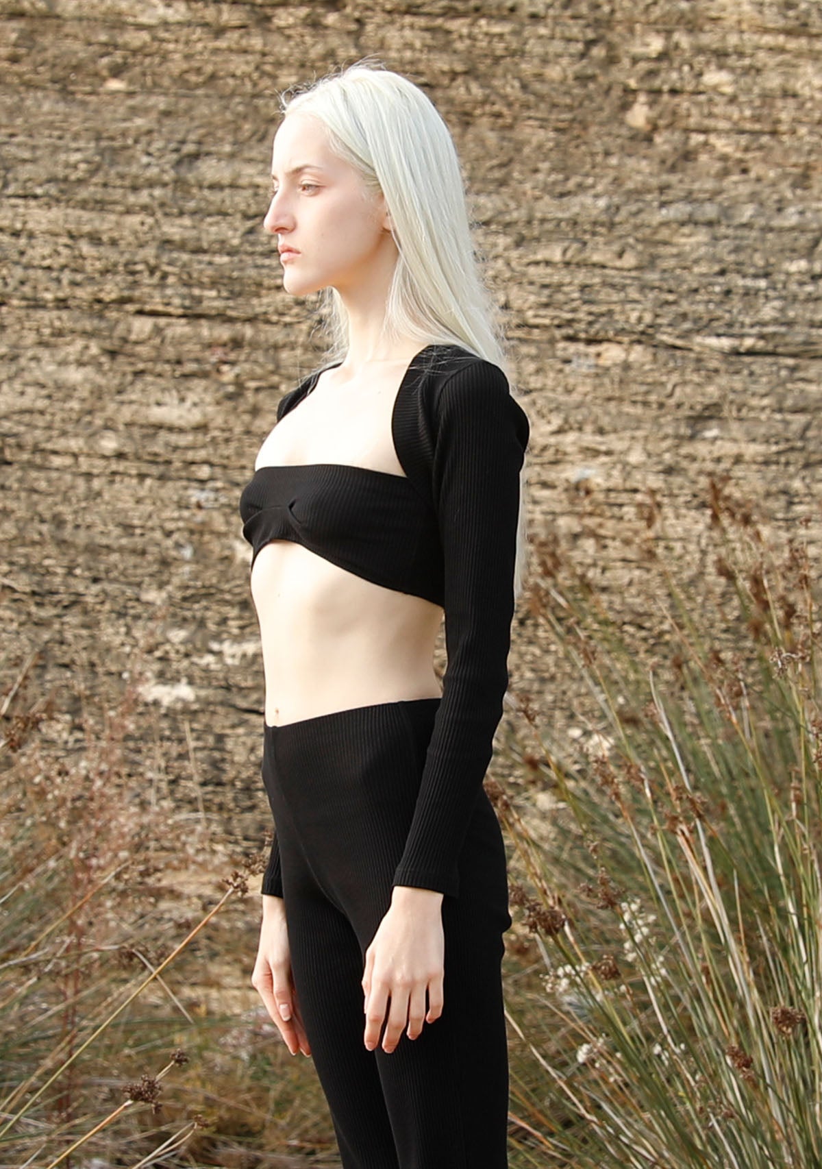 Tiny-Siyah Esnek Büstiyer-Top-3-Milagron.com