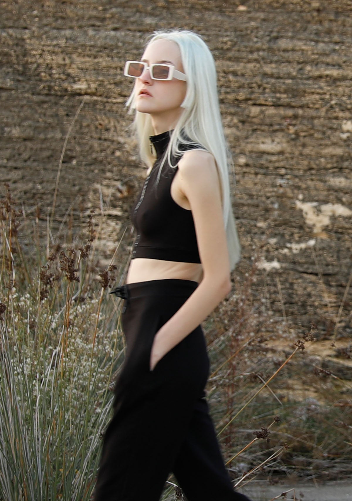 Tiny-Siyah Fermuar Detaylı Boğazlı Kısa Bluz-Bluz-10-Milagron.com