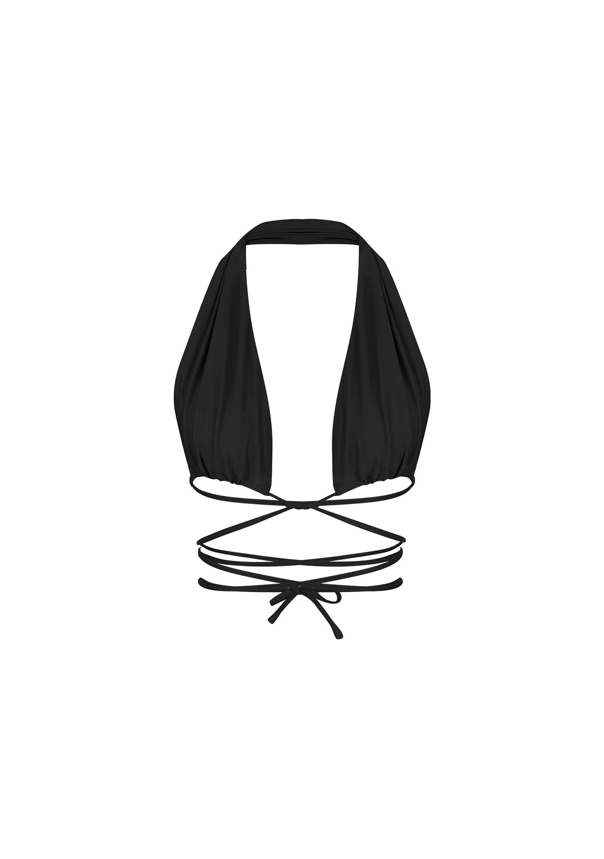 Tiny-Siyah İnce Askılı Bağlamalı Üst-Top-10-Milagron.com