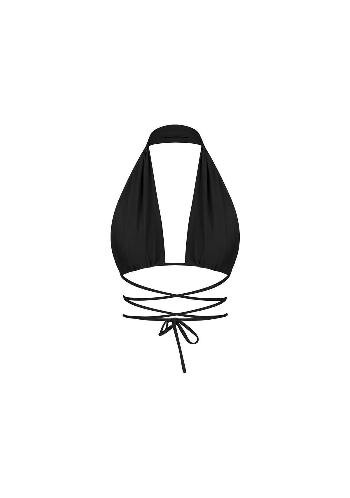 Tiny-Siyah İnce Askılı Bağlamalı Üst-Top-8-Milagron.com