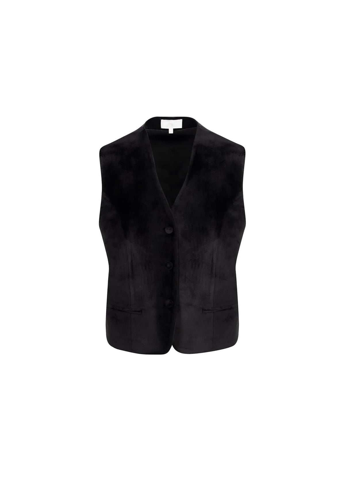 Tiny-Siyah Kadife Yelek-Yelek-7-Milagron.com