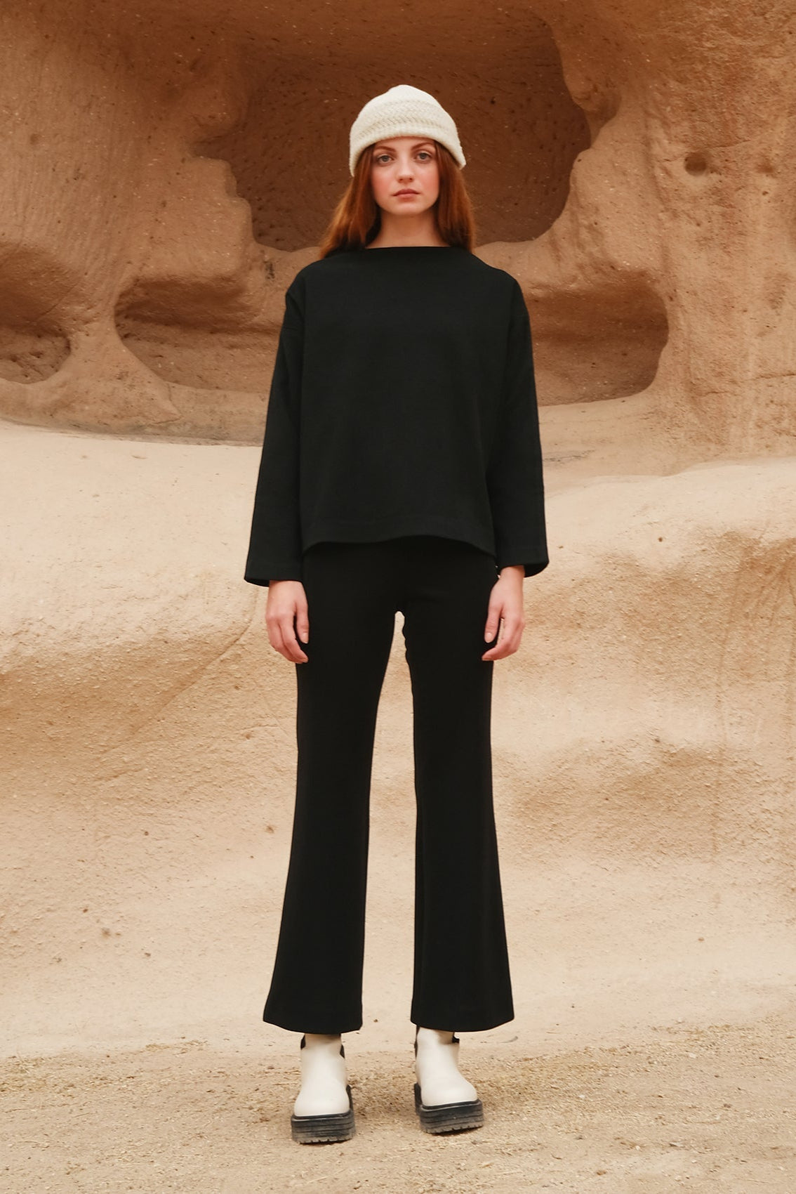 Tiny-Siyah Kaşe Kazak-Kazak & Triko-1-Milagron.com