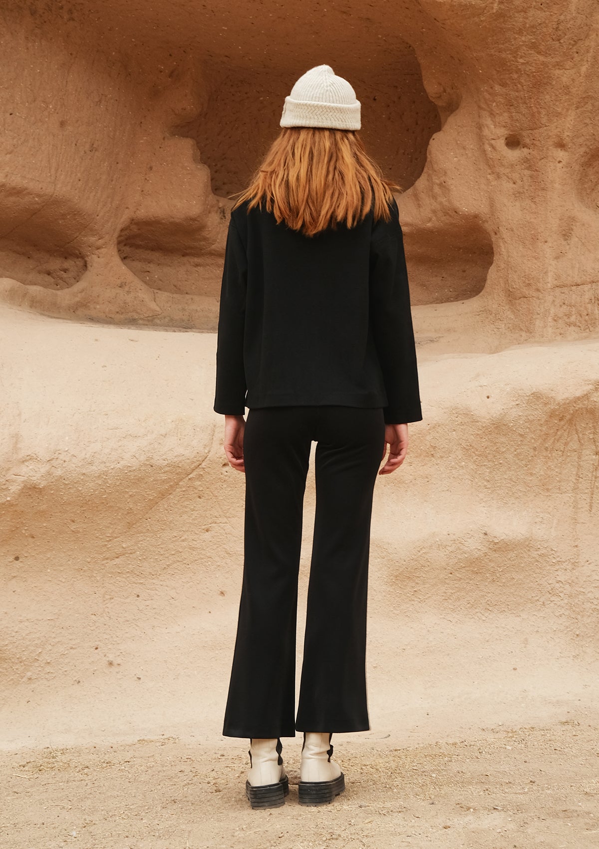 Tiny-Siyah Kaşe Kazak-Kazak & Triko-2-Milagron.com