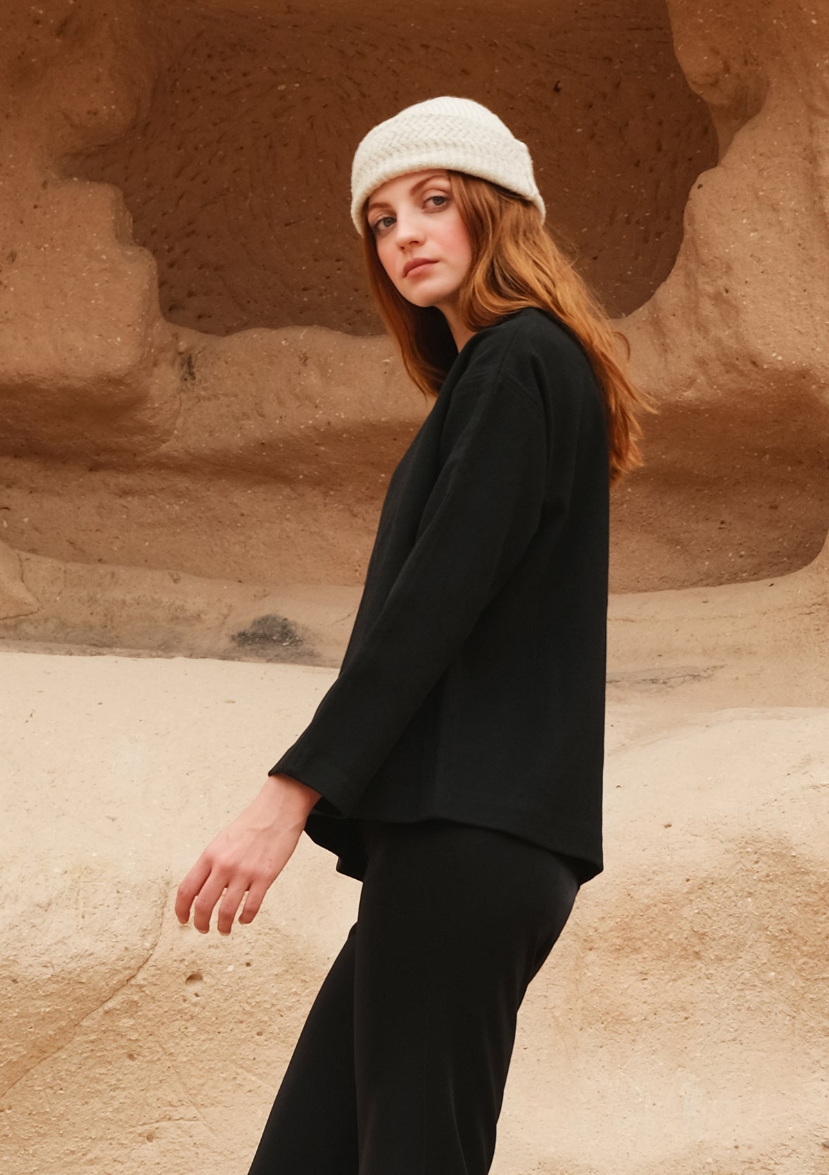 Tiny-Siyah Kaşe Kazak-Kazak & Triko-3-Milagron.com