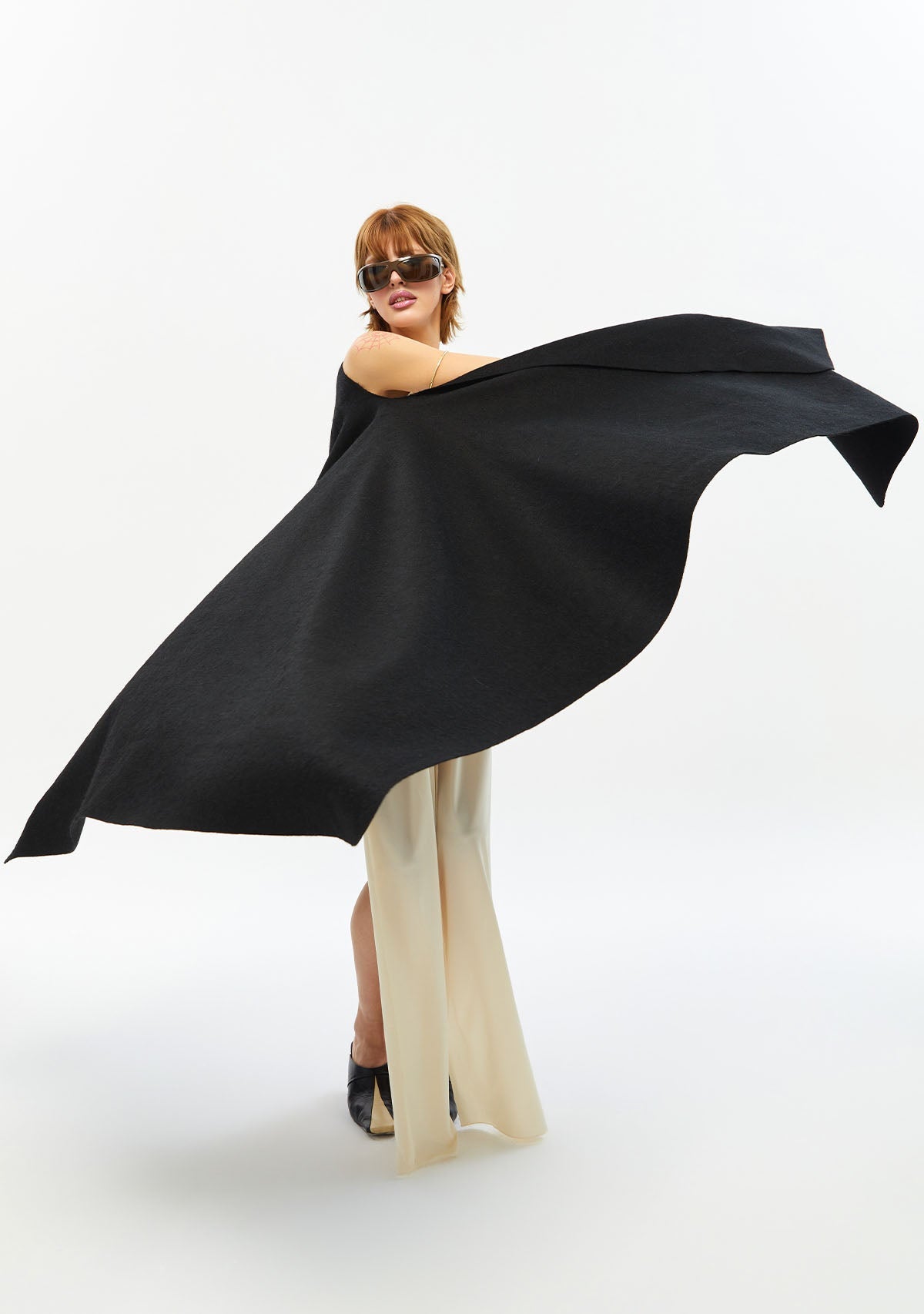 Tiny-Siyah Kaşe Şal-Şal & Fular-2-Milagron.com