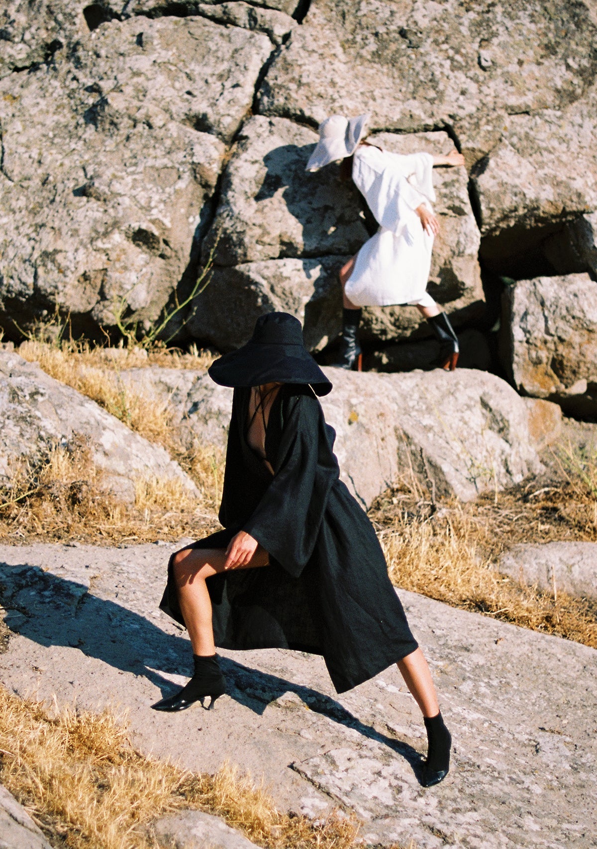 Tiny-Siyah Keten Kimono-Kimono-5-Milagron.com