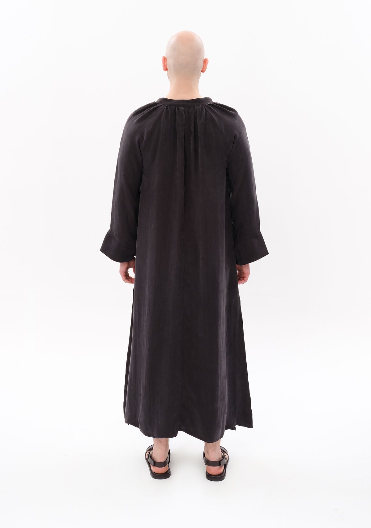 Tiny-Siyah Luxe Tencel™ Reglan Kol Elbise-Elbise-4-Milagron.com