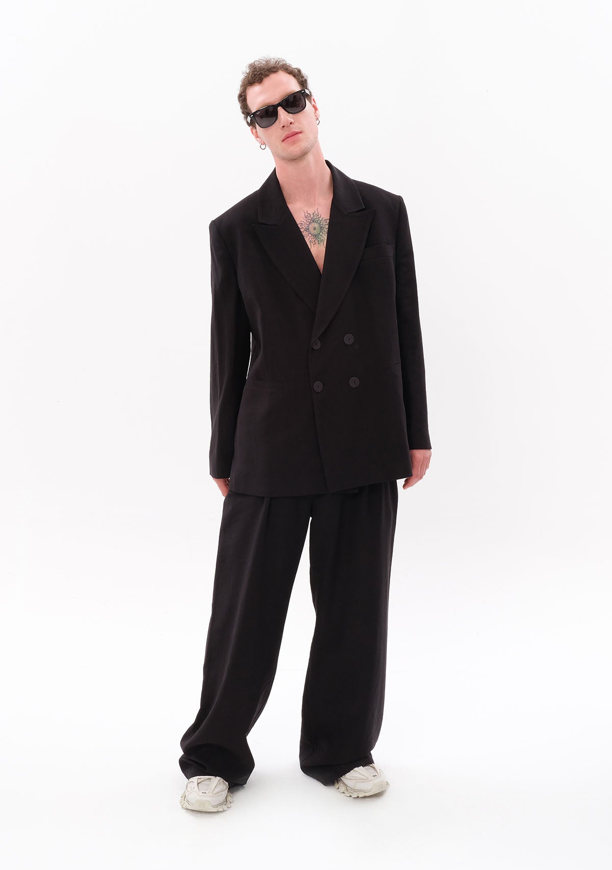 Tiny-Siyah Tencel™ Blazer-Ceket-12-Milagron.com