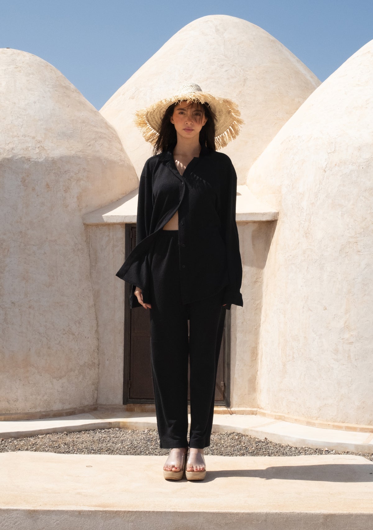 Tiny-Siyah Triko Gömlek-Gömlek-3-Milagron.com