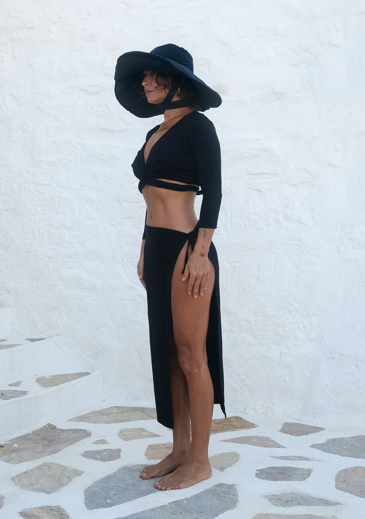 Tiny-Siyah Uzun Pareo-Pareo & Bandana-3-Milagron.com