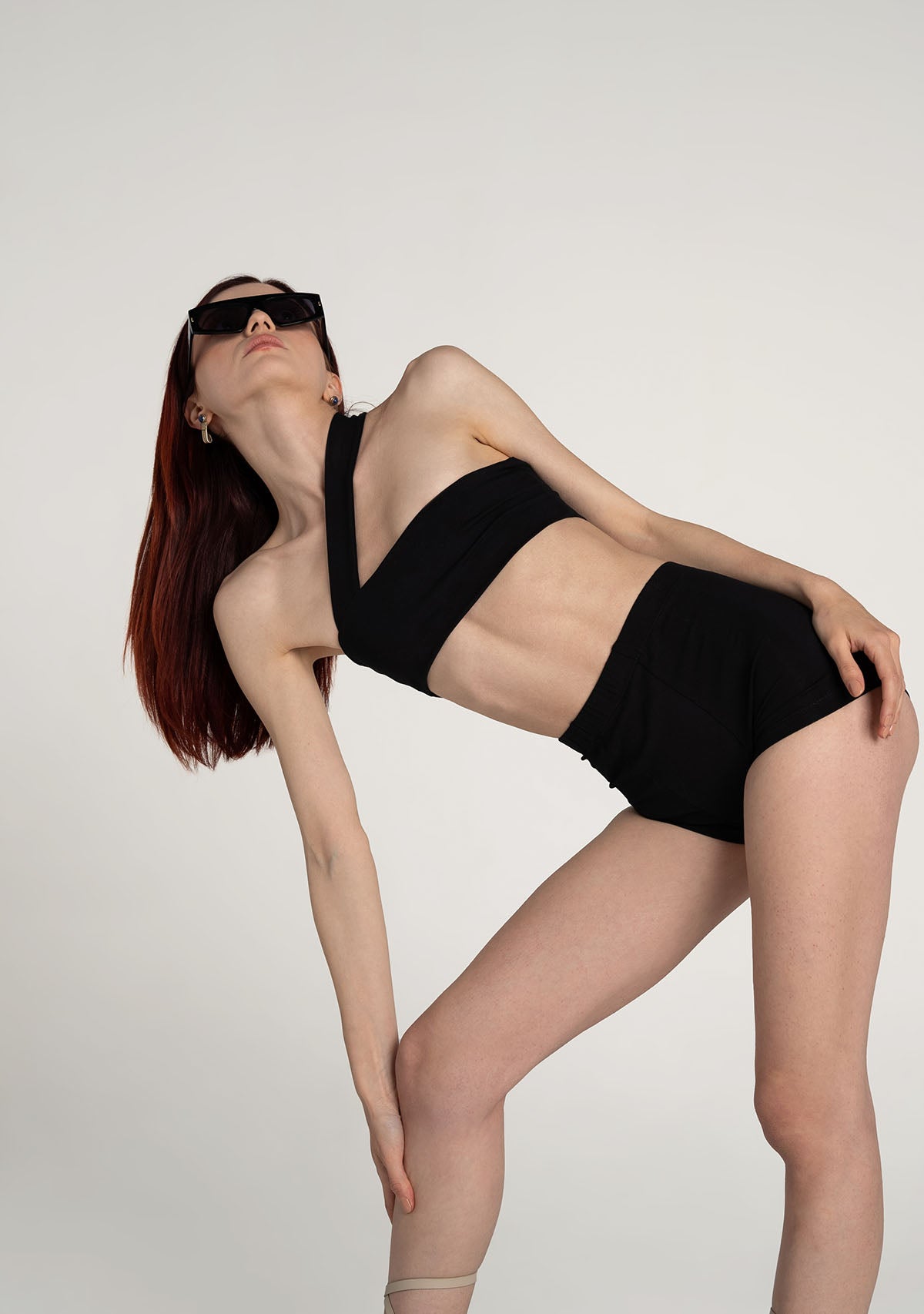 Tiny-Siyah Yüksek Bel Dar Boxer-Boyshort Külot-8-Milagron.com