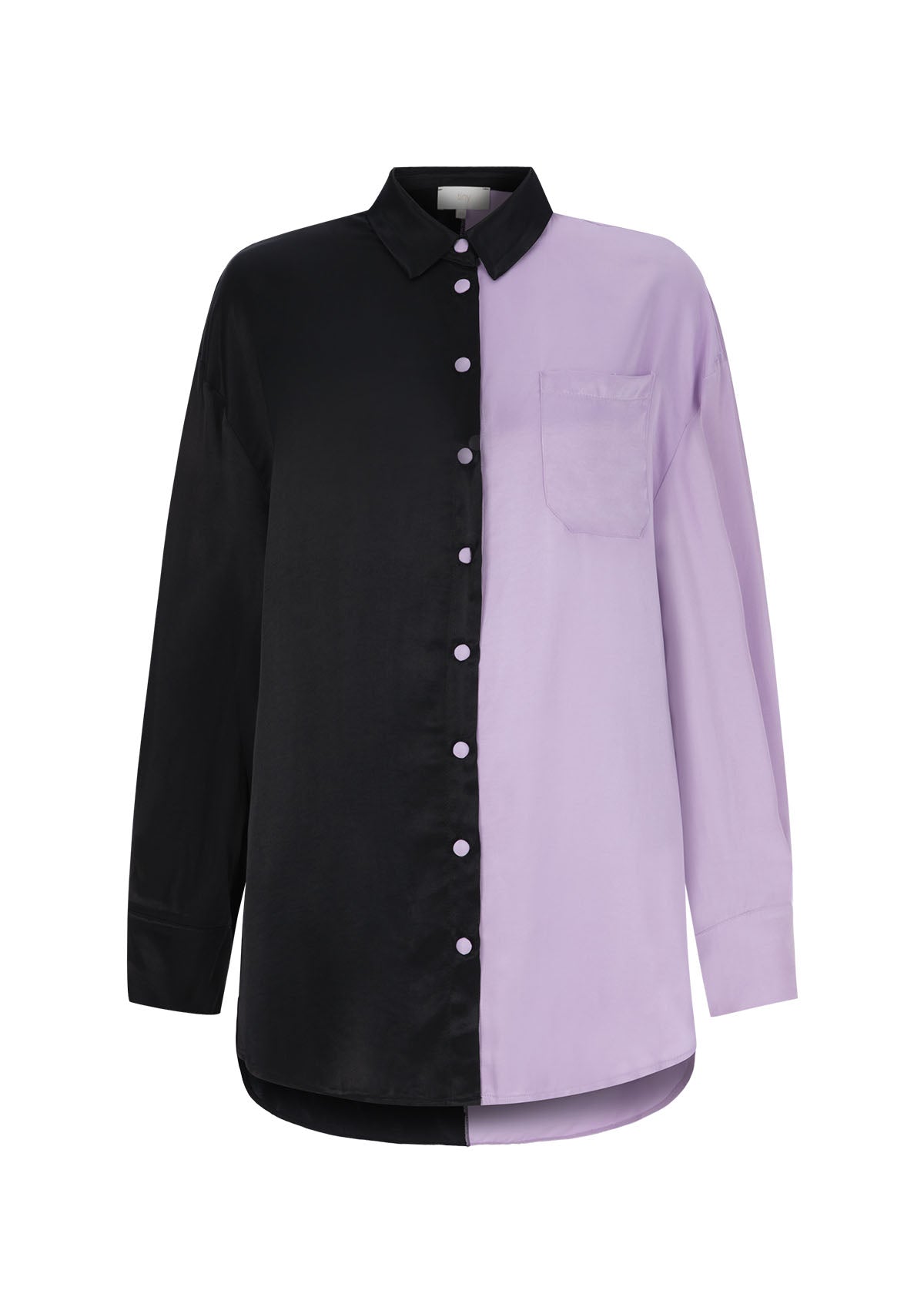 Tiny-Siyah/Lila Saten Gömlek-Gömlek-11-Milagron.com