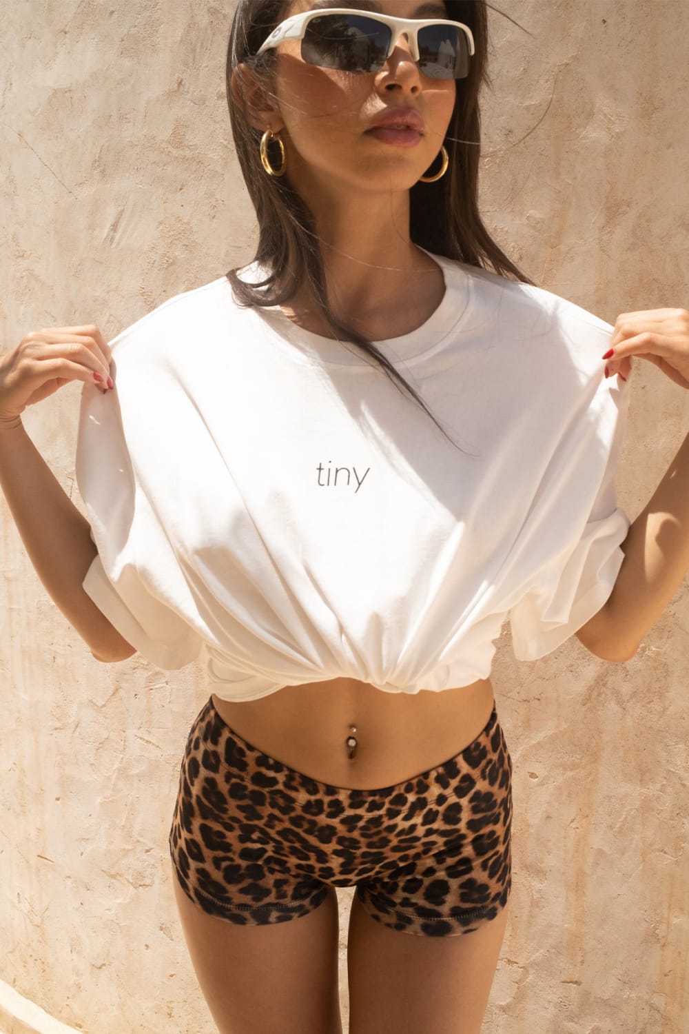 Tiny-Tiny Oversize Beyaz Tişört-T-Shirts-4-Milagron.com