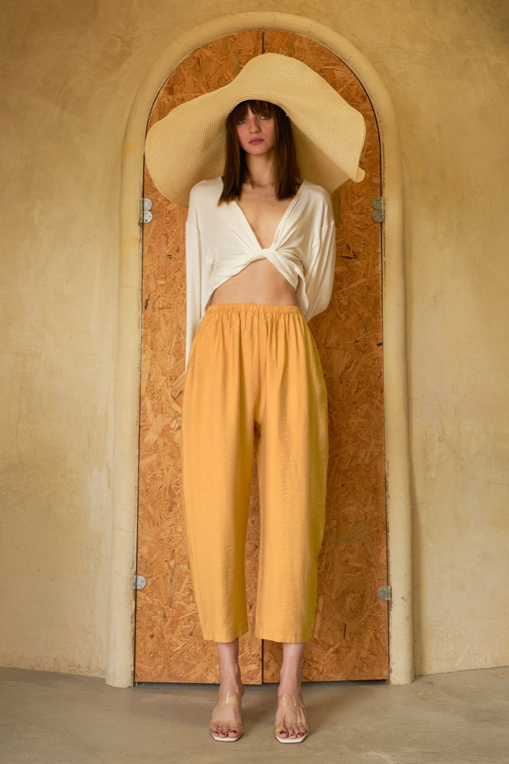 Tiny-Turuncu Pantolon-Kumaş Pantolon-1-Milagron.com