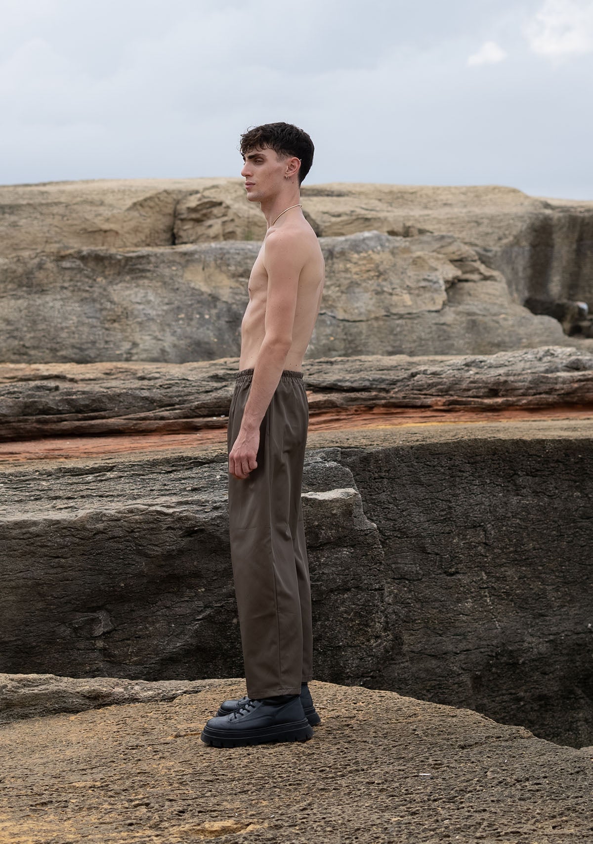 Tiny-Yeşil Kalın Pantolon-Kumaş Pantolon-4-Milagron.com