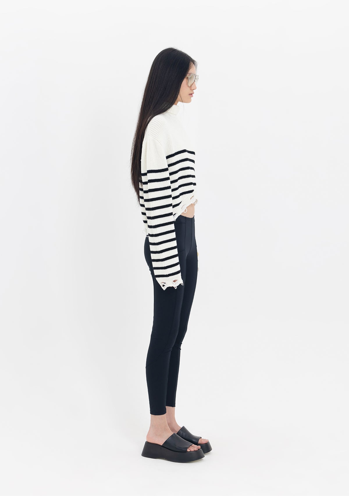 Tiny-Yüksek Yaka Çizgili Triko Kazak-Kazak & Triko-5-Milagron.com