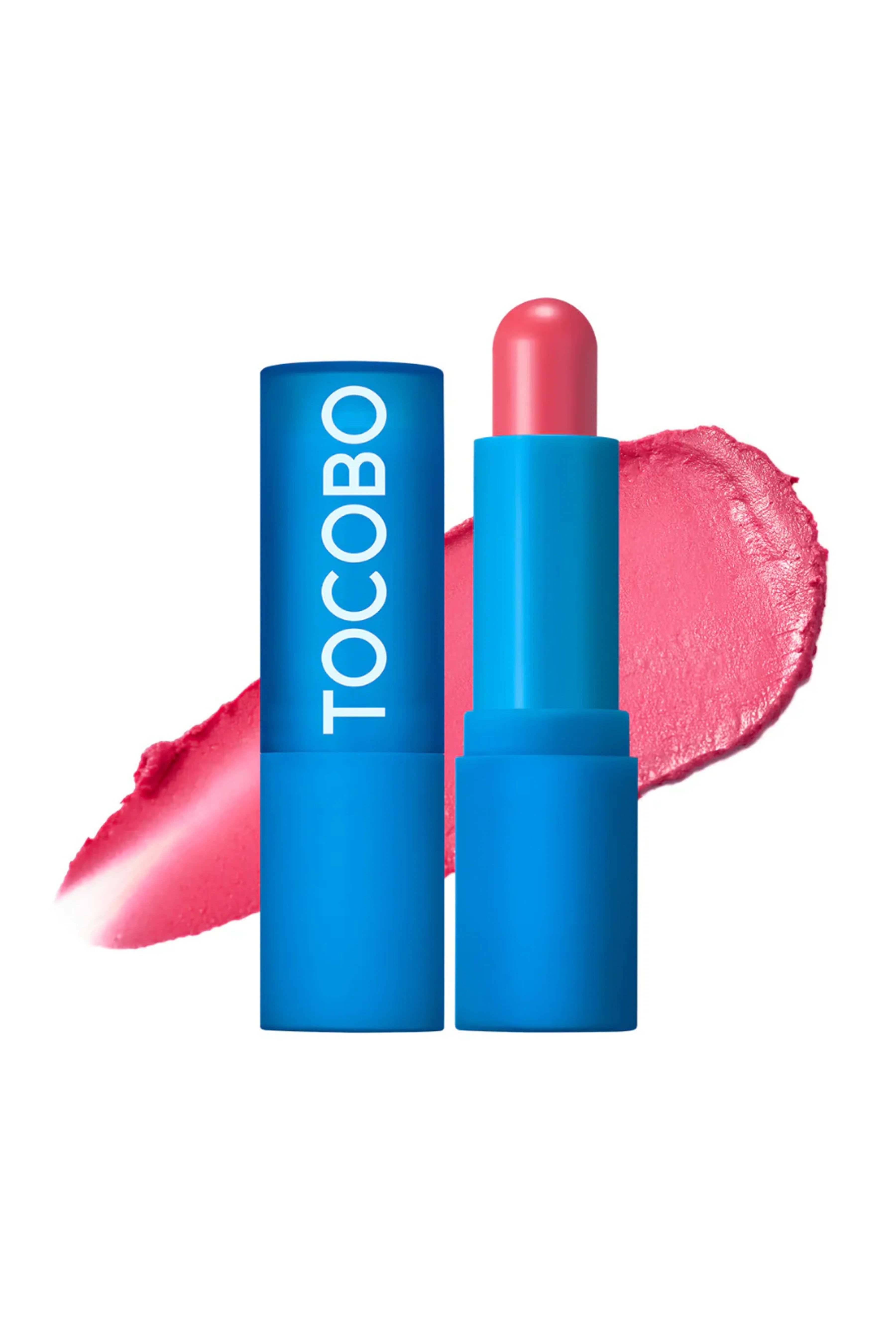 Tocobo-Tocobo Powder Cream Lip Balm 032 Rose Petal 19gr Mat & Pudra Bitişli Vegan Lip Balm-Lip Balm-2-Milagron.com
