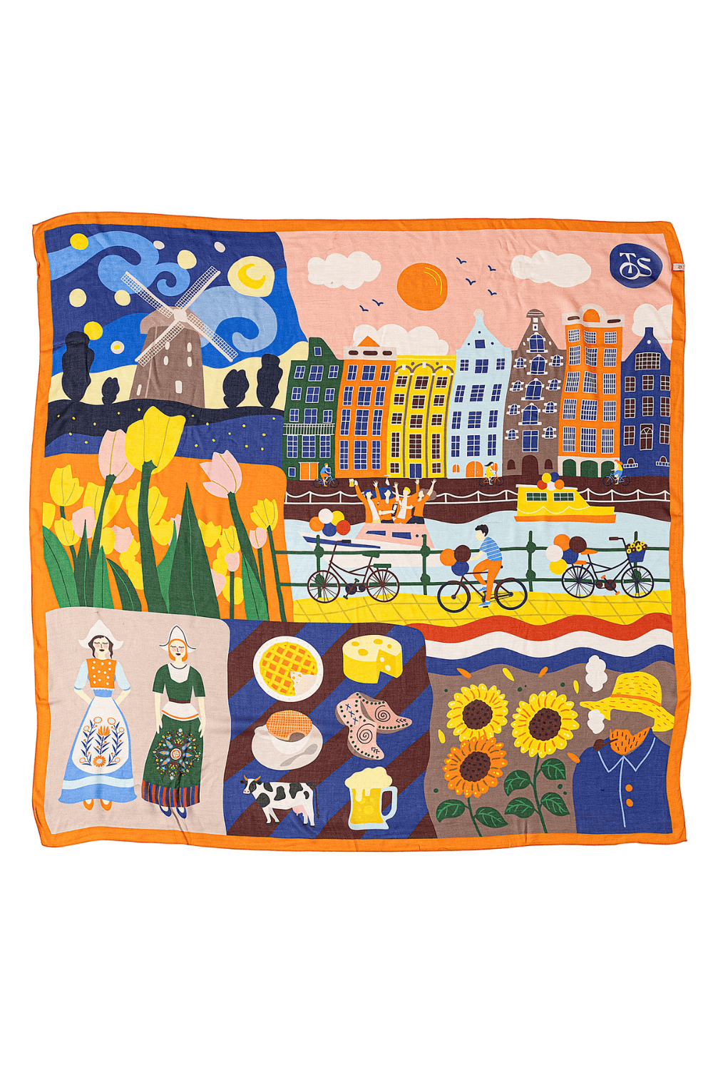 Tos With Us-Amsterdam Modal Şal-Şal & Fular-1-Milagron.com