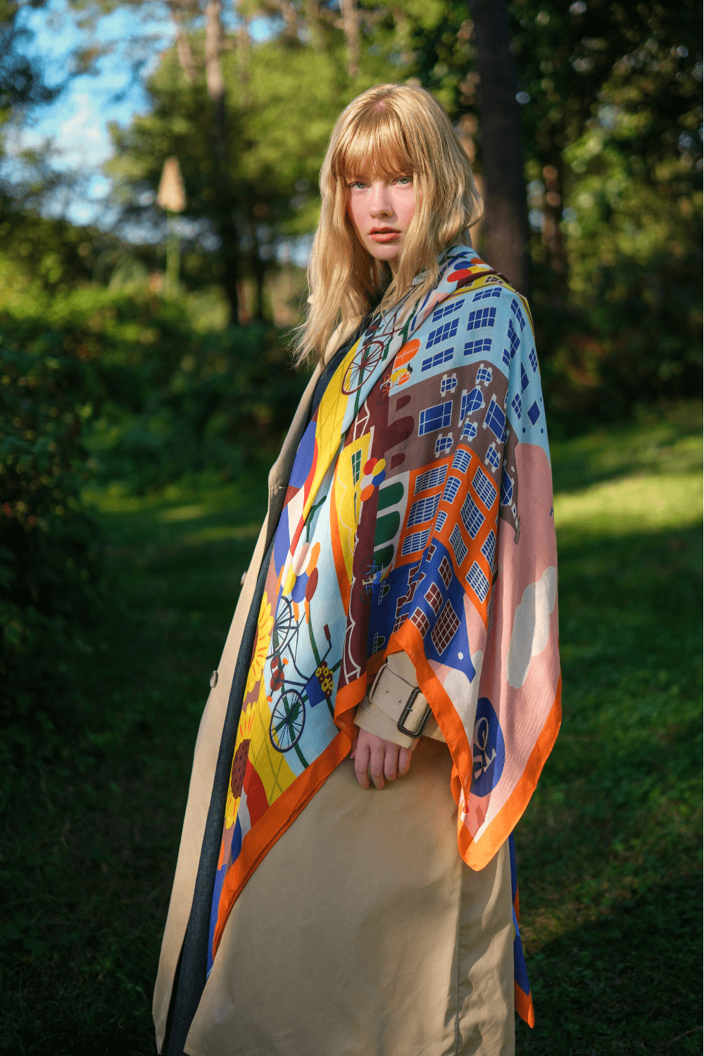 Tos With Us-Amsterdam Modal Şal-Şal & Fular-3-Milagron.com