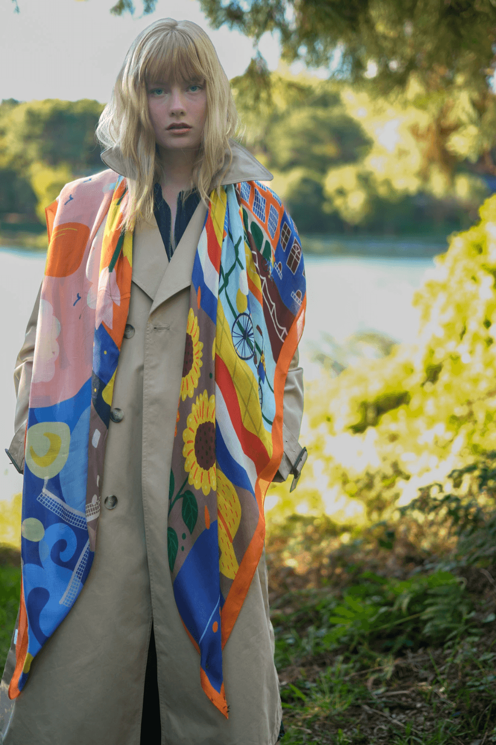 Tos With Us-Amsterdam Modal Şal-Şal & Fular-4-Milagron.com