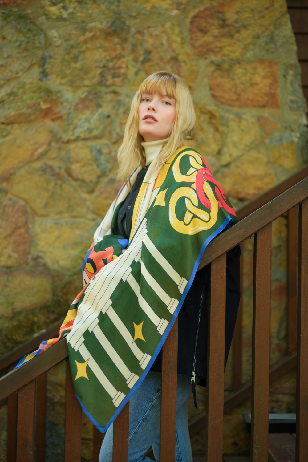 Tos With Us-Berlin Modal Şal-Şal & Fular-2-Milagron.com