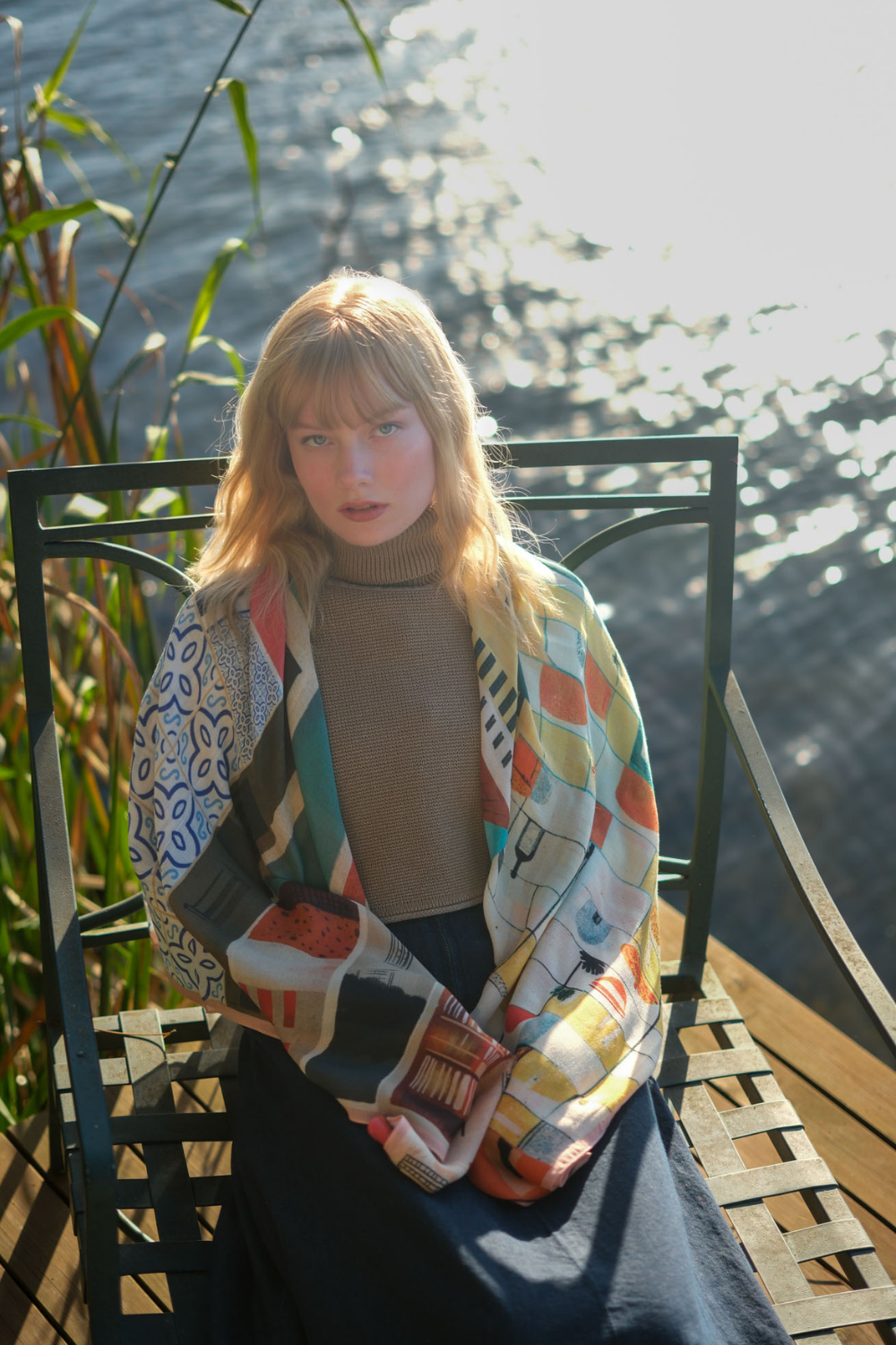 Tos With Us-Lisbon Modal Şal-Şal & Fular-1-Milagron.com