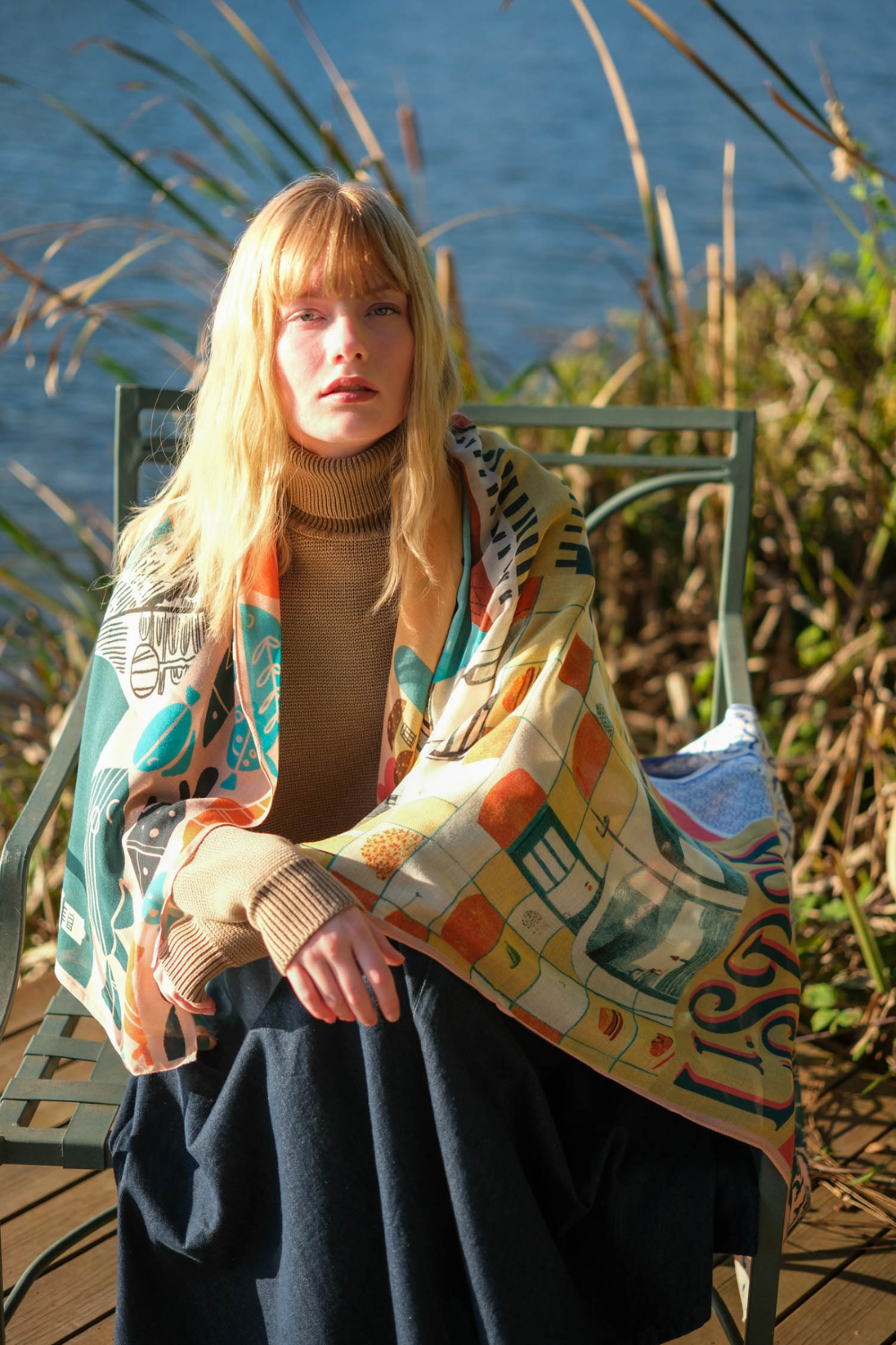 Tos With Us-Lisbon Modal Şal-Şal & Fular-3-Milagron.com