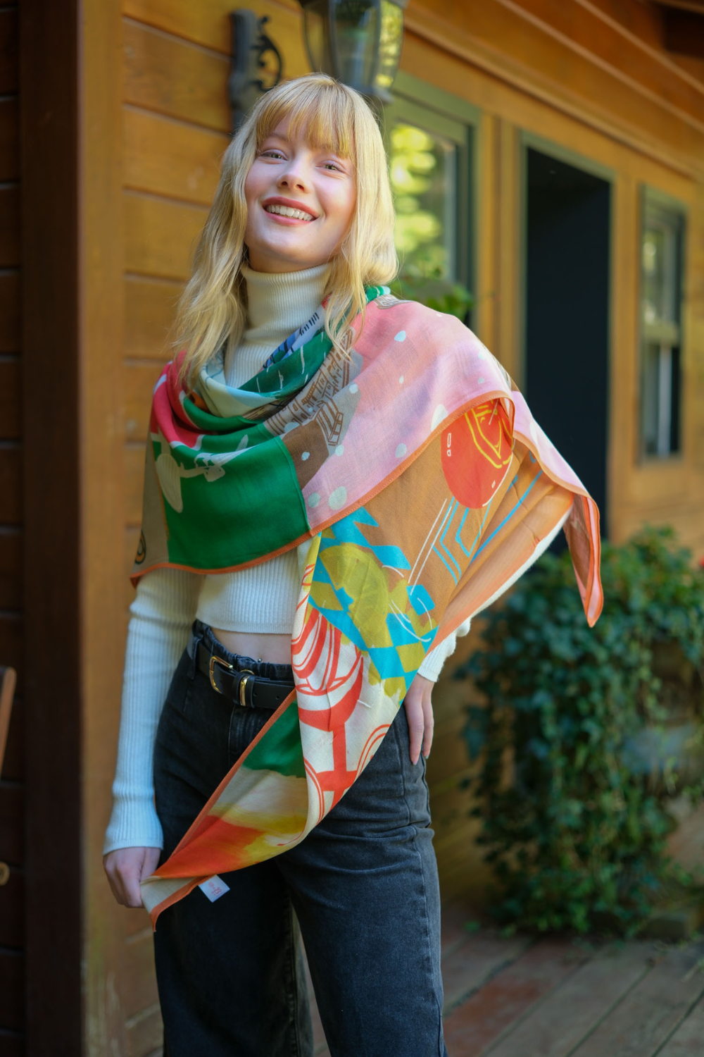 Tos With Us-Milano Modal Şal-Şal & Fular-3-Milagron.com