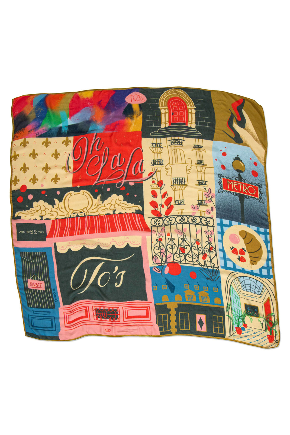 Tos With Us-Paris Modal Şal-Şal & Fular-4-Milagron.com