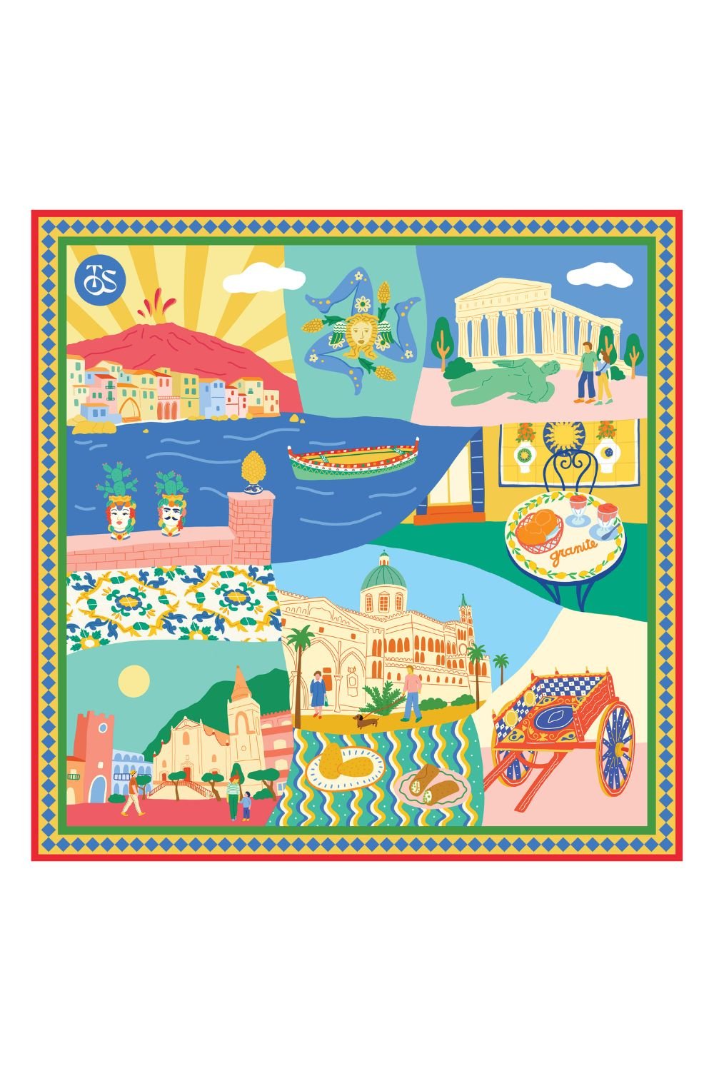 Tos With Us-Sicilya Pareo & Şal-Pareo & Bandana-1-Milagron.com