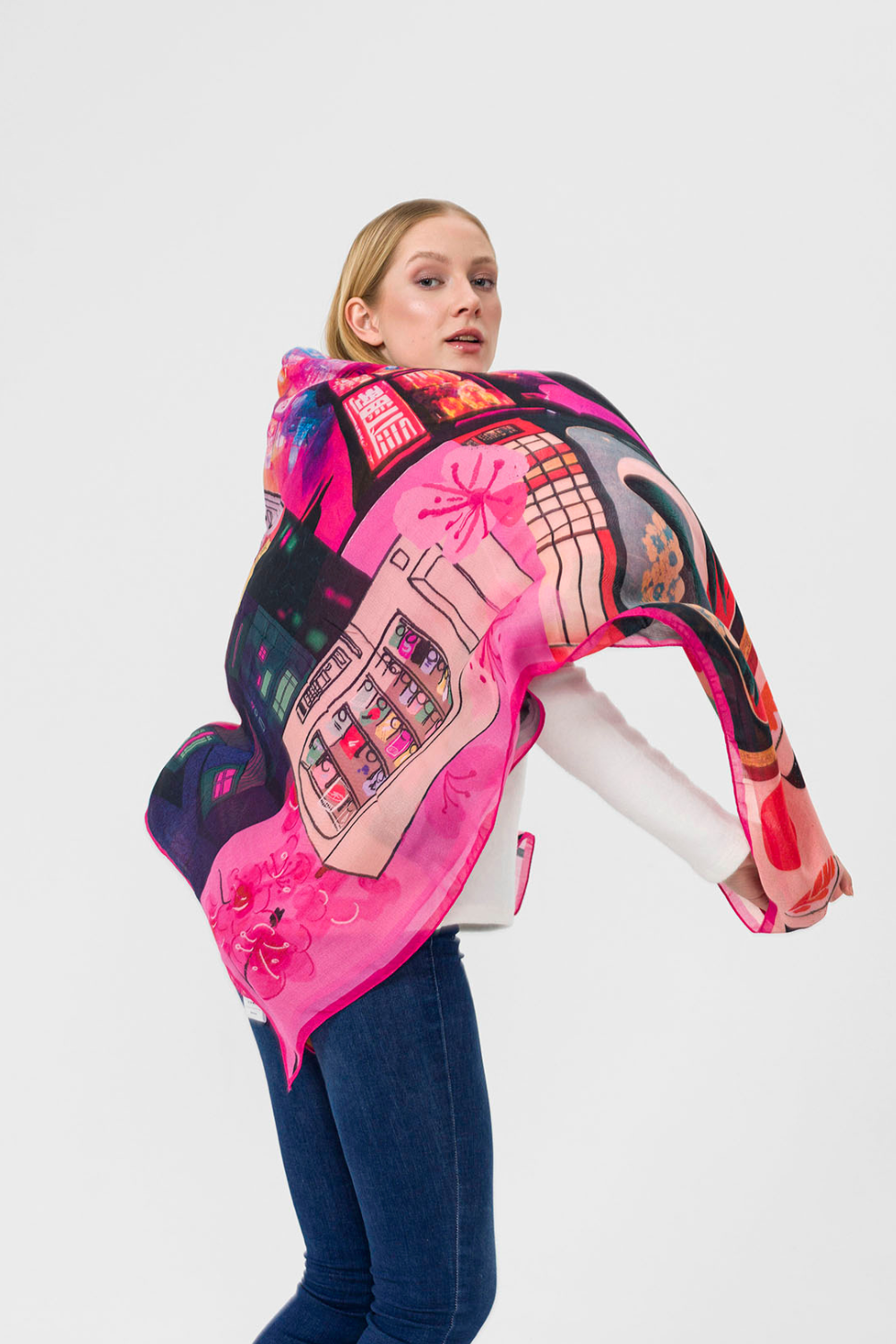 Tos With Us-Tokyo Modal Şal-Şal & Fular-2-Milagron.com