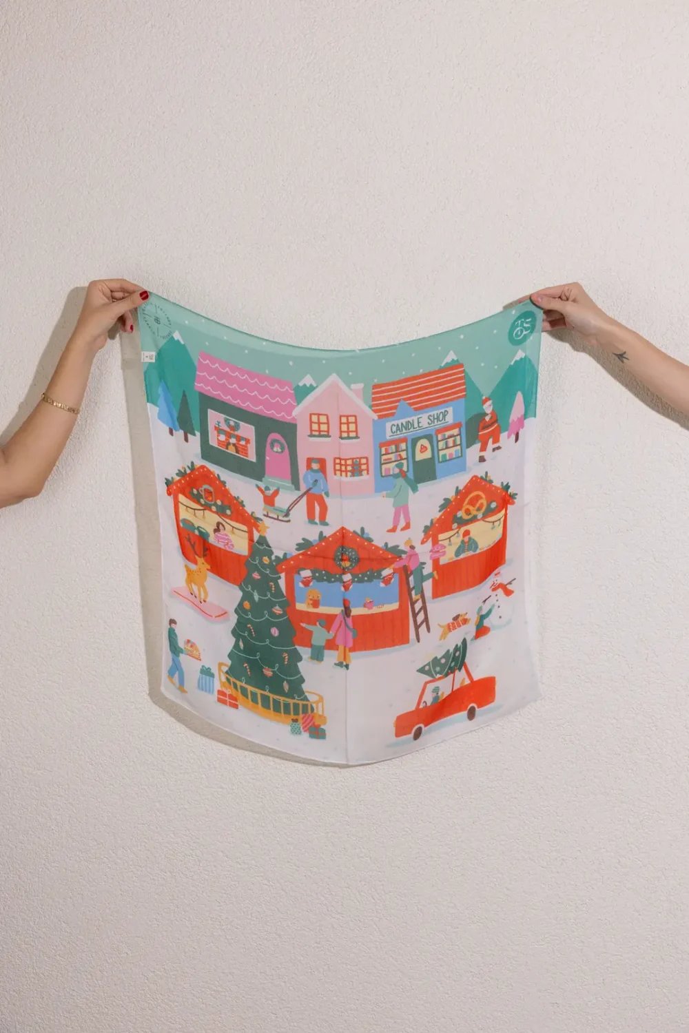 Tos With Us-To's With Us X Candle+friends Fular-Şal & Fular-3-Milagron.com