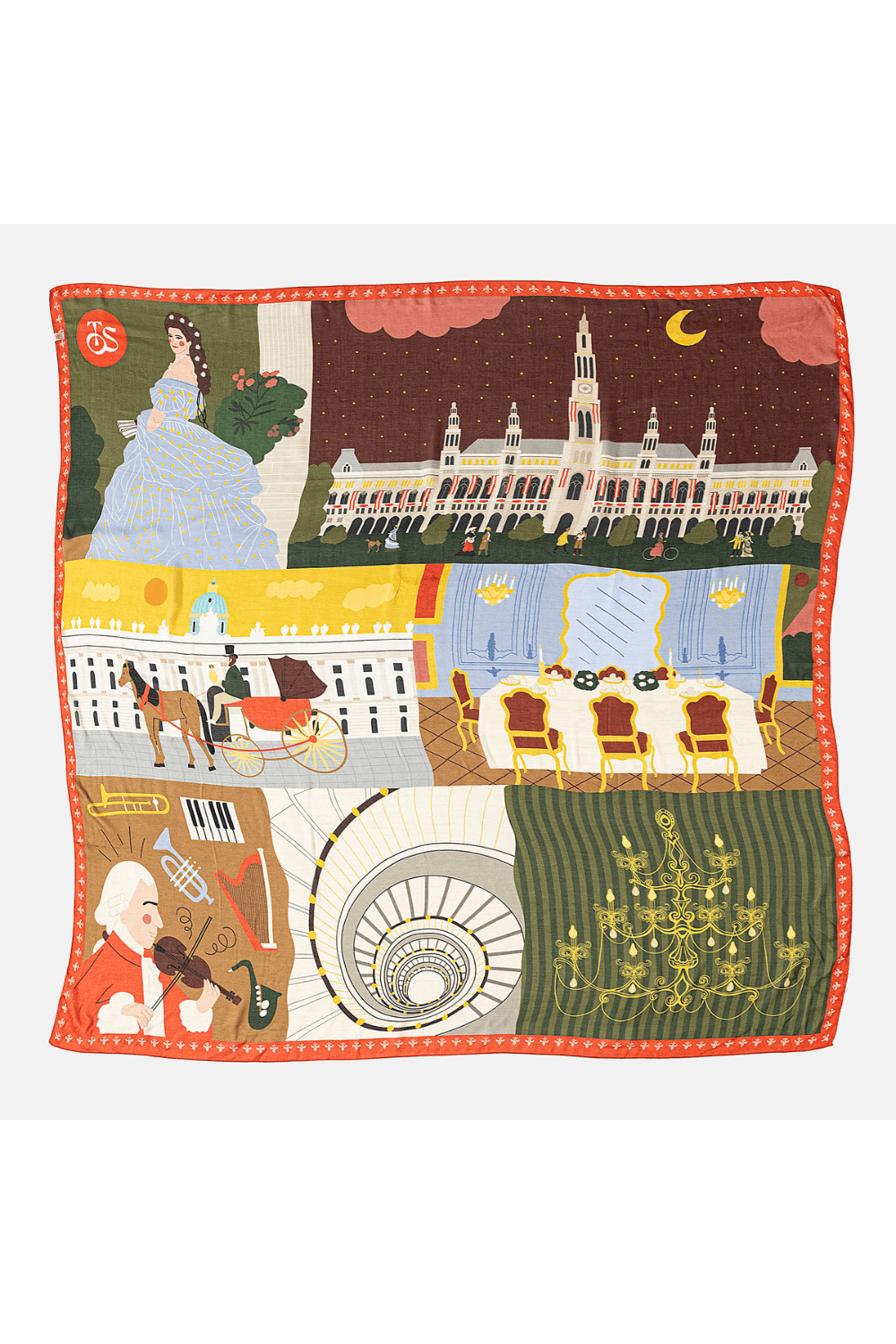 Tos With Us-Viyana Modal Şal-Şal & Fular-1-Milagron.com