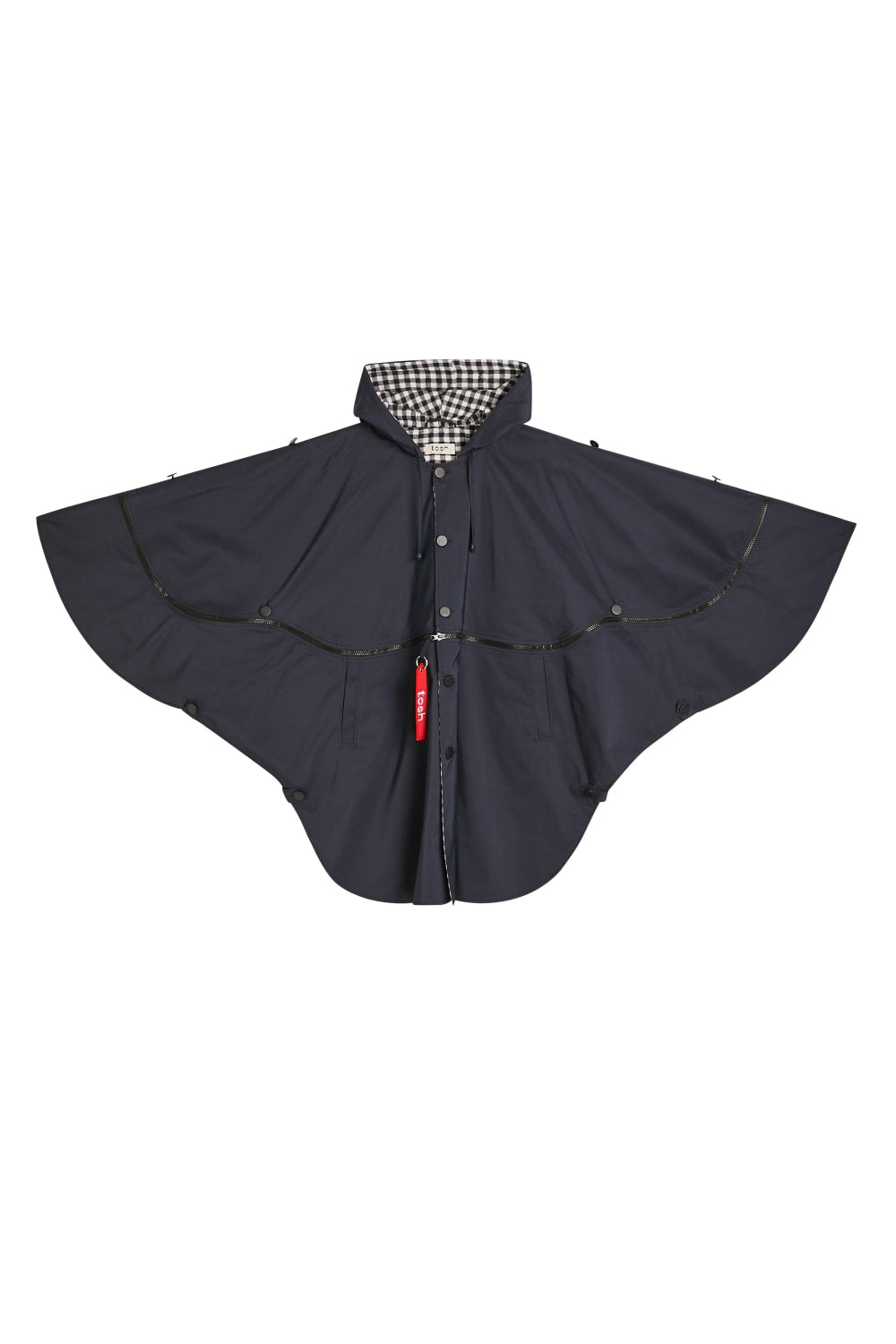 Tosh Workshop-Unisex Suya Dayanıklı Dönüştürülebilir Pelerin Mont-Mont-1-Milagron.com