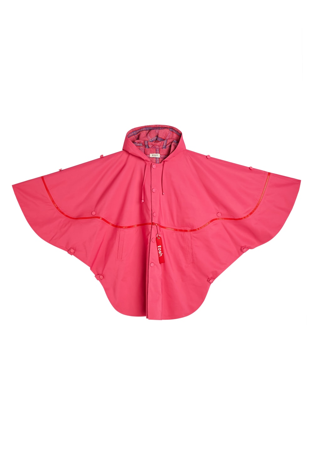 Tosh Workshop-Unisex Suya Dayanıklı Dönüştürülebilir Pelerin Mont-Yağmurluk-1-Milagron.com