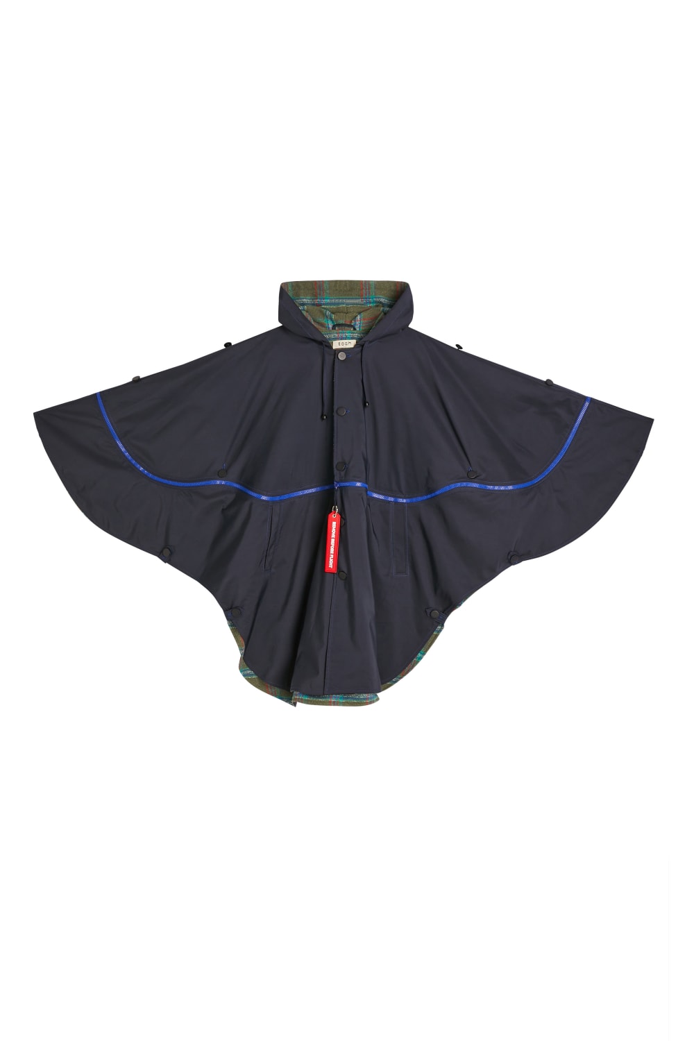 Tosh Workshop-Unisex Suya Dayanıklı Dönüştürülebilir Pelerin Mont-Yağmurluk-1-Milagron.com