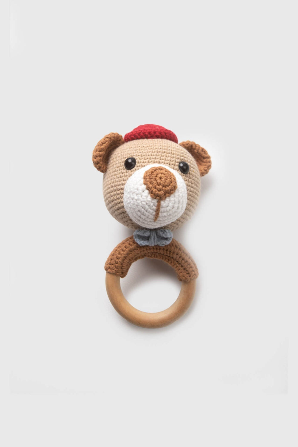 Totzee-Amigurumi Ayı Çıngırak Kahverengi-Amigurumi Çıngırak-1-Milagron.com
