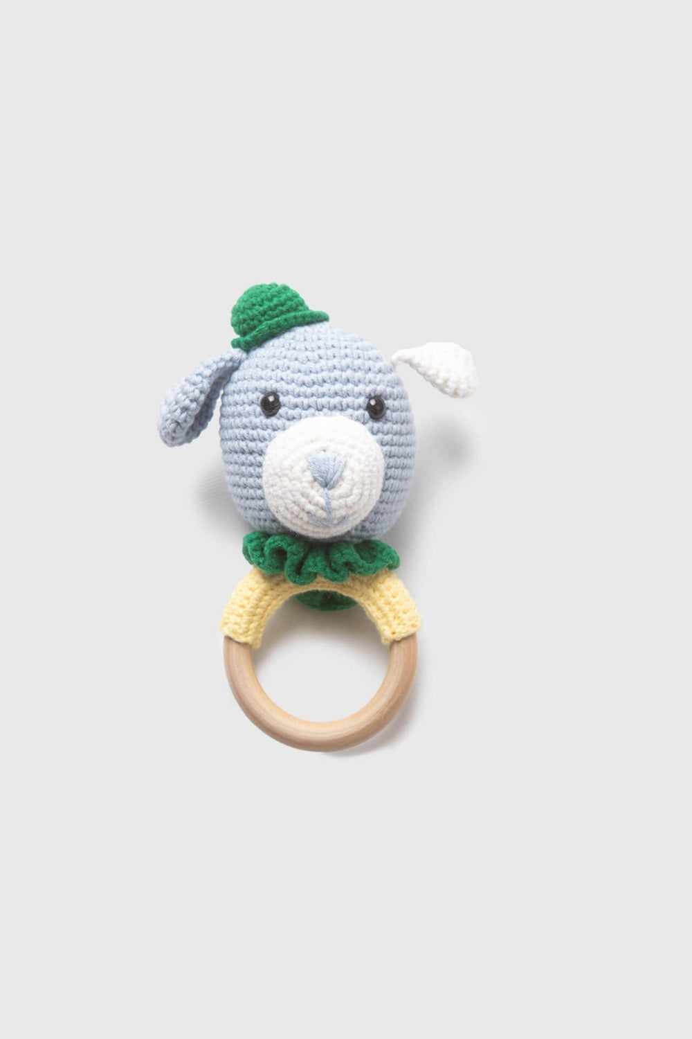 Totzee-Amigurumi Köpek Çıngırak Mavi-Amigurumi Çıngırak-2-Milagron.com