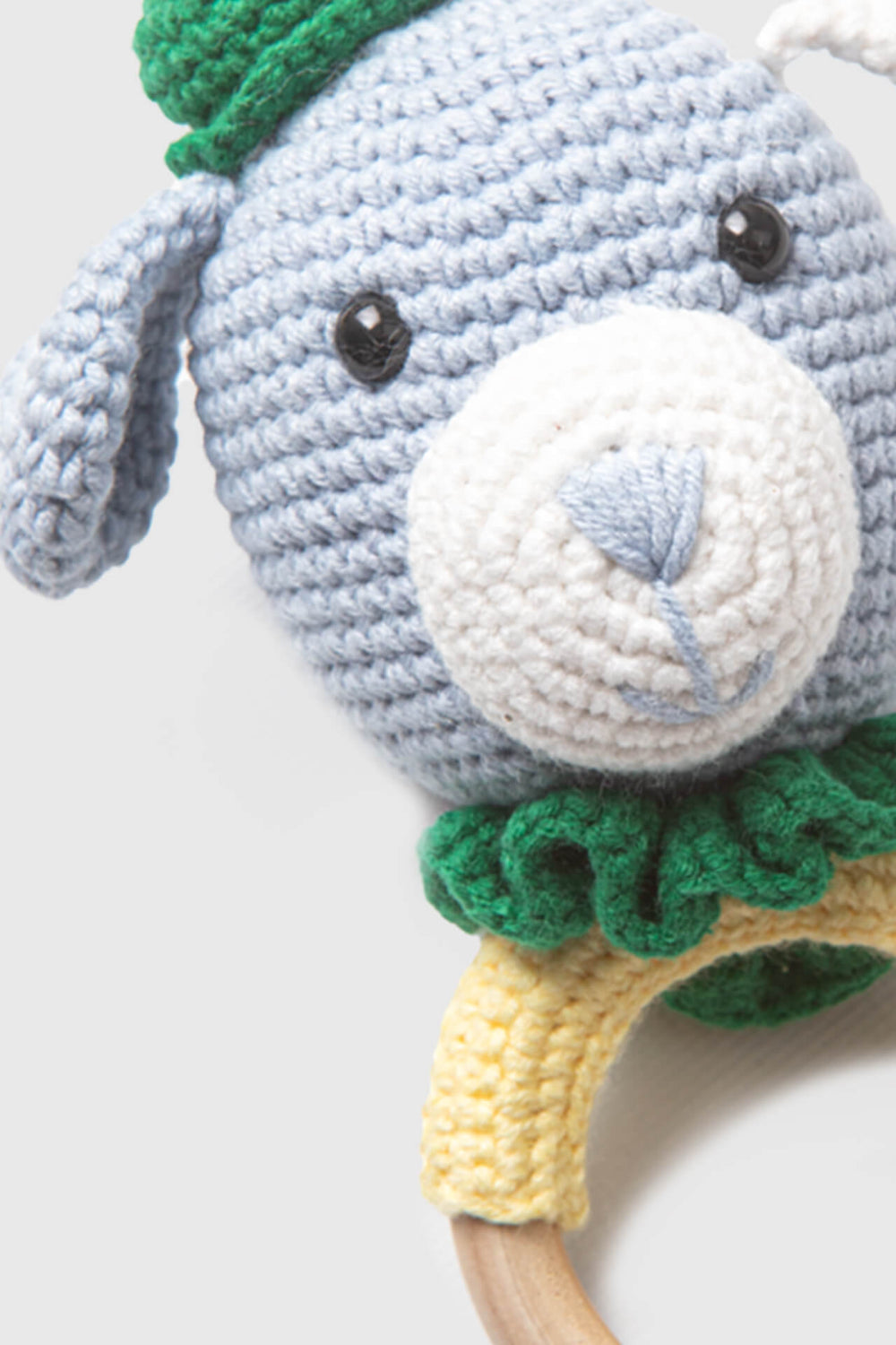 Totzee-Amigurumi Köpek Çıngırak Mavi-Amigurumi Çıngırak-3-Milagron.com