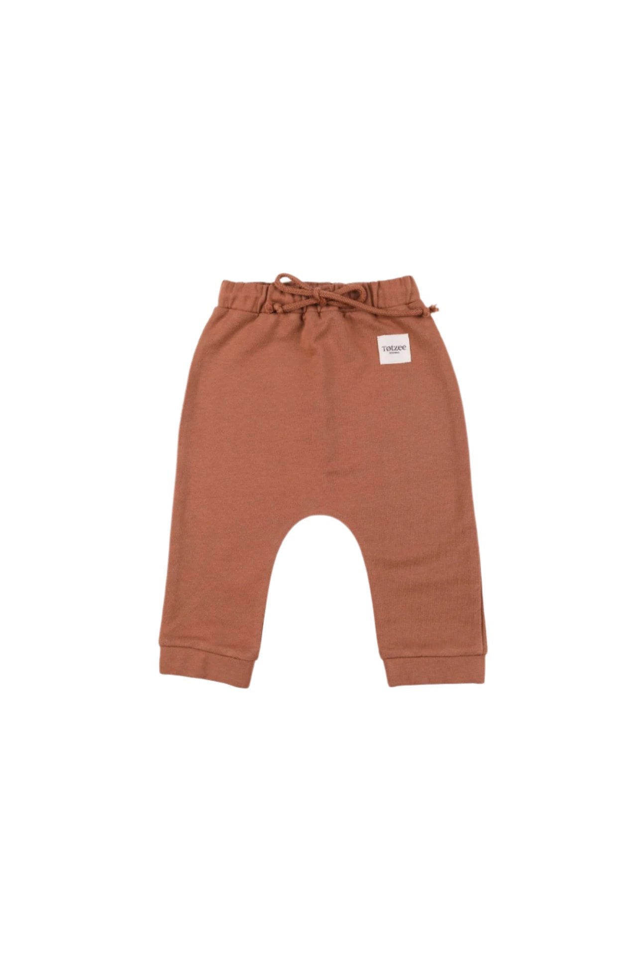 Totzee-Bağcıklı Basic Pantolon - Camel Kahverengi-Pantolon-1-Milagron.com
