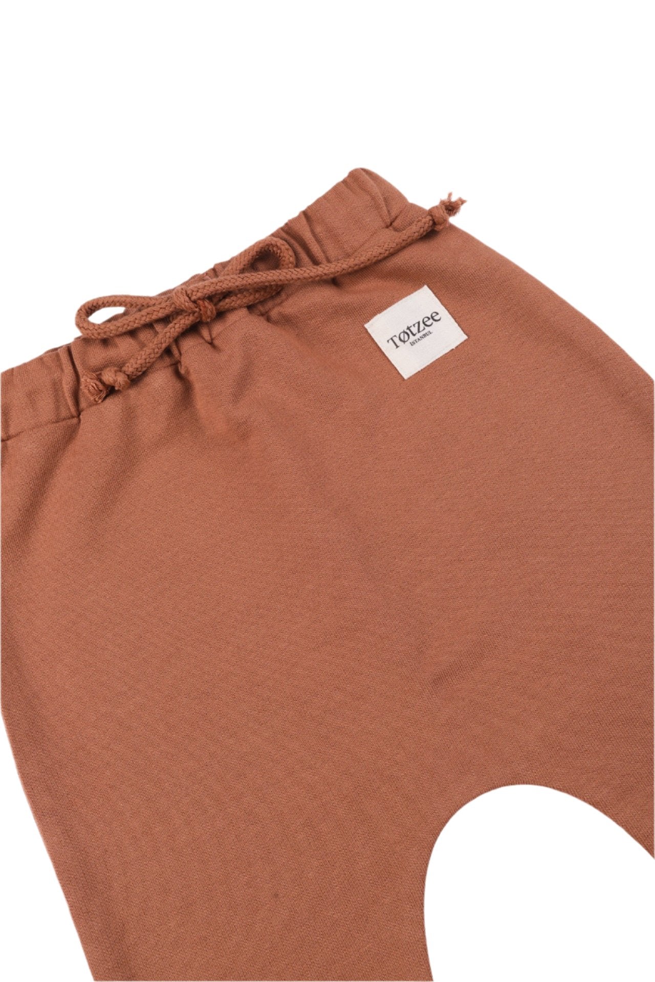 Totzee-Bağcıklı Basic Pantolon - Camel Kahverengi-Pantolon-2-Milagron.com
