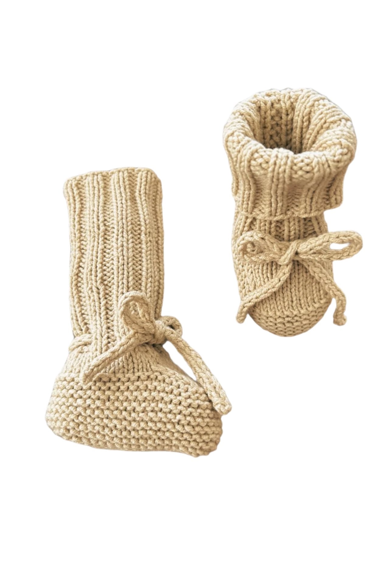 Totzee-Bağcıklı Patik Çorap Cappuccino-Patik-1-Milagron.com