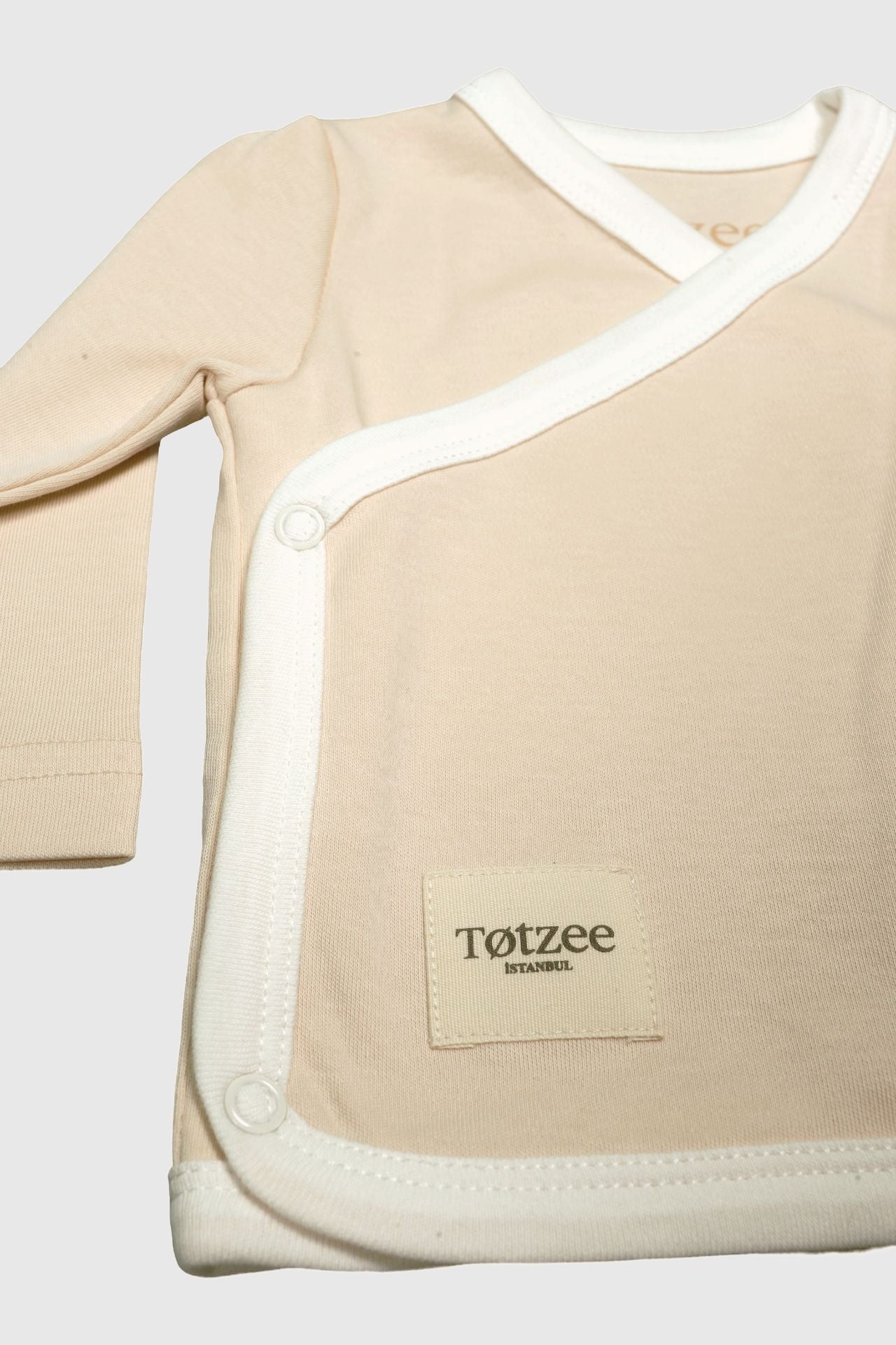 Totzee-Çıt Çıtlı Kruvaze Üst Kahve Köpüğü-Yenidoğan Seti-3-Milagron.com