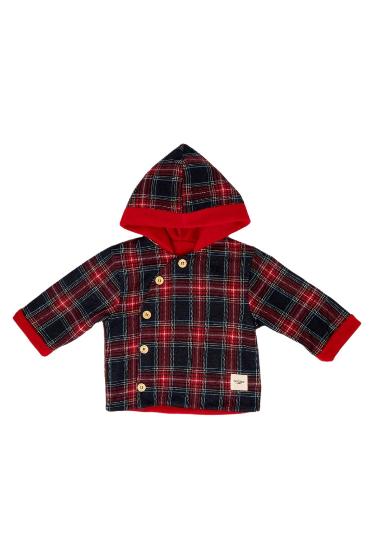 Totzee-Diagonal Mont Ekose Kırmızı & Lacivert-Mont-1-Milagron.com