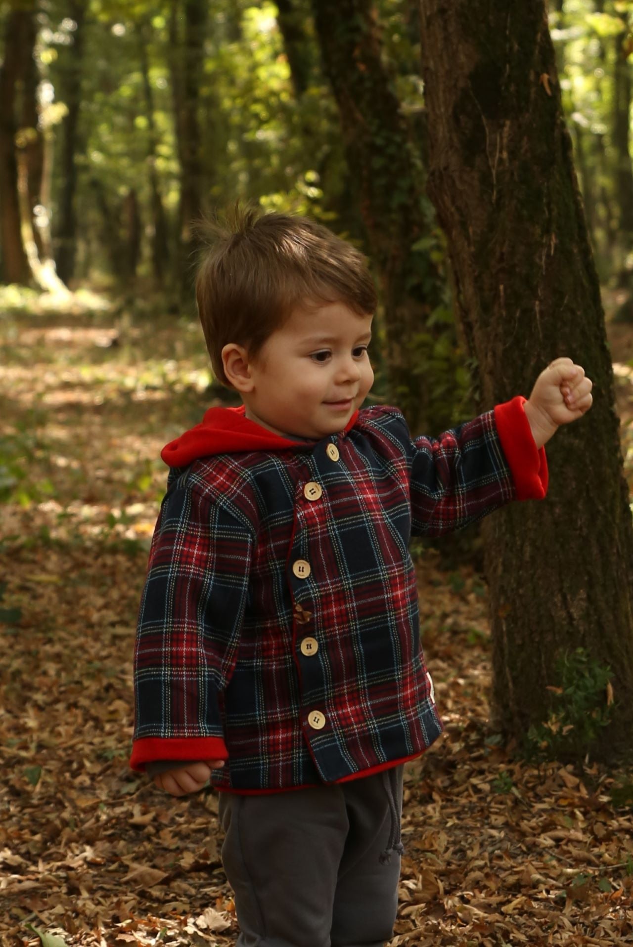 Totzee-Diagonal Mont Ekose Kırmızı & Lacivert-Mont-2-Milagron.com