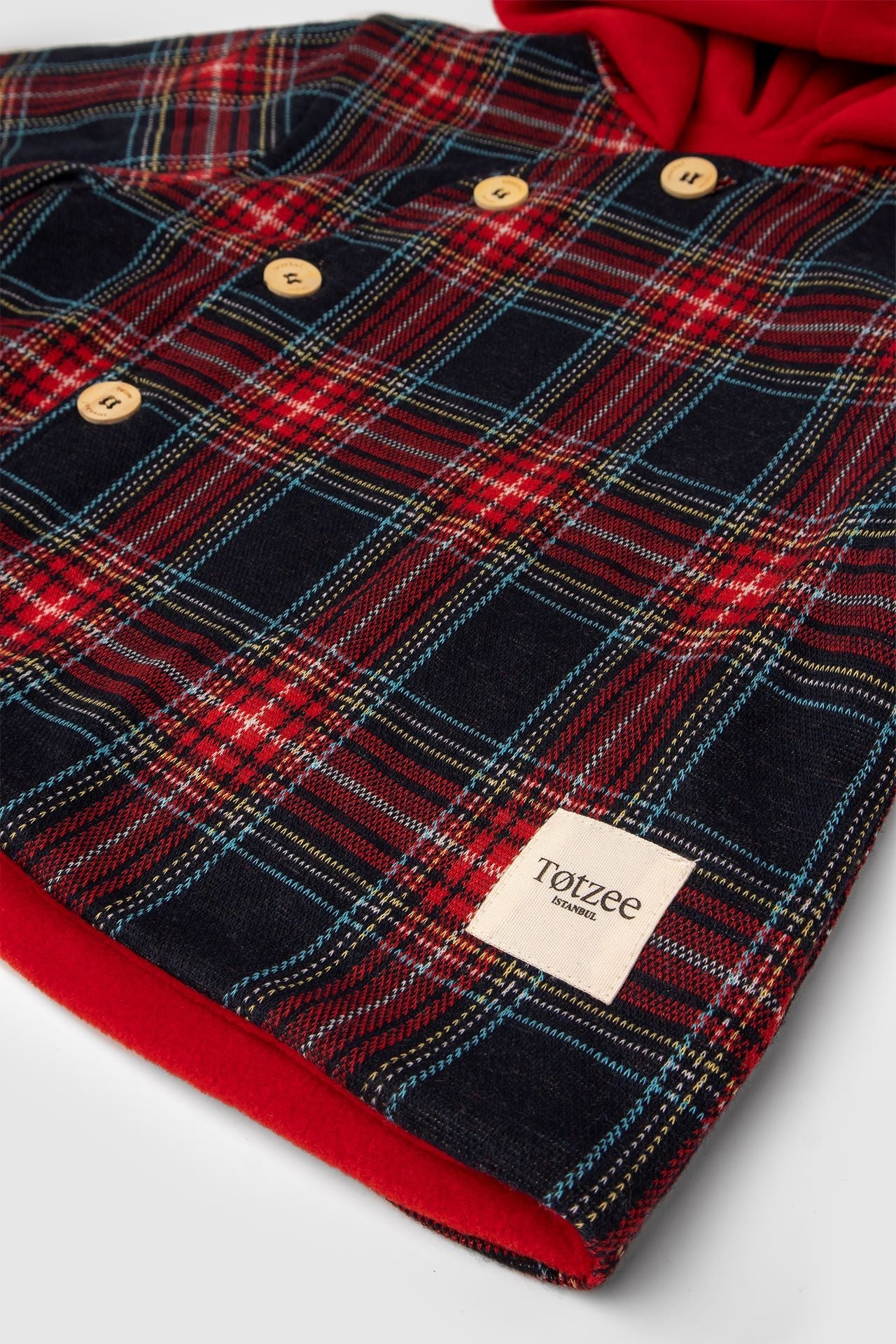 Totzee-Diagonal Mont Ekose Kırmızı & Lacivert-Mont-3-Milagron.com