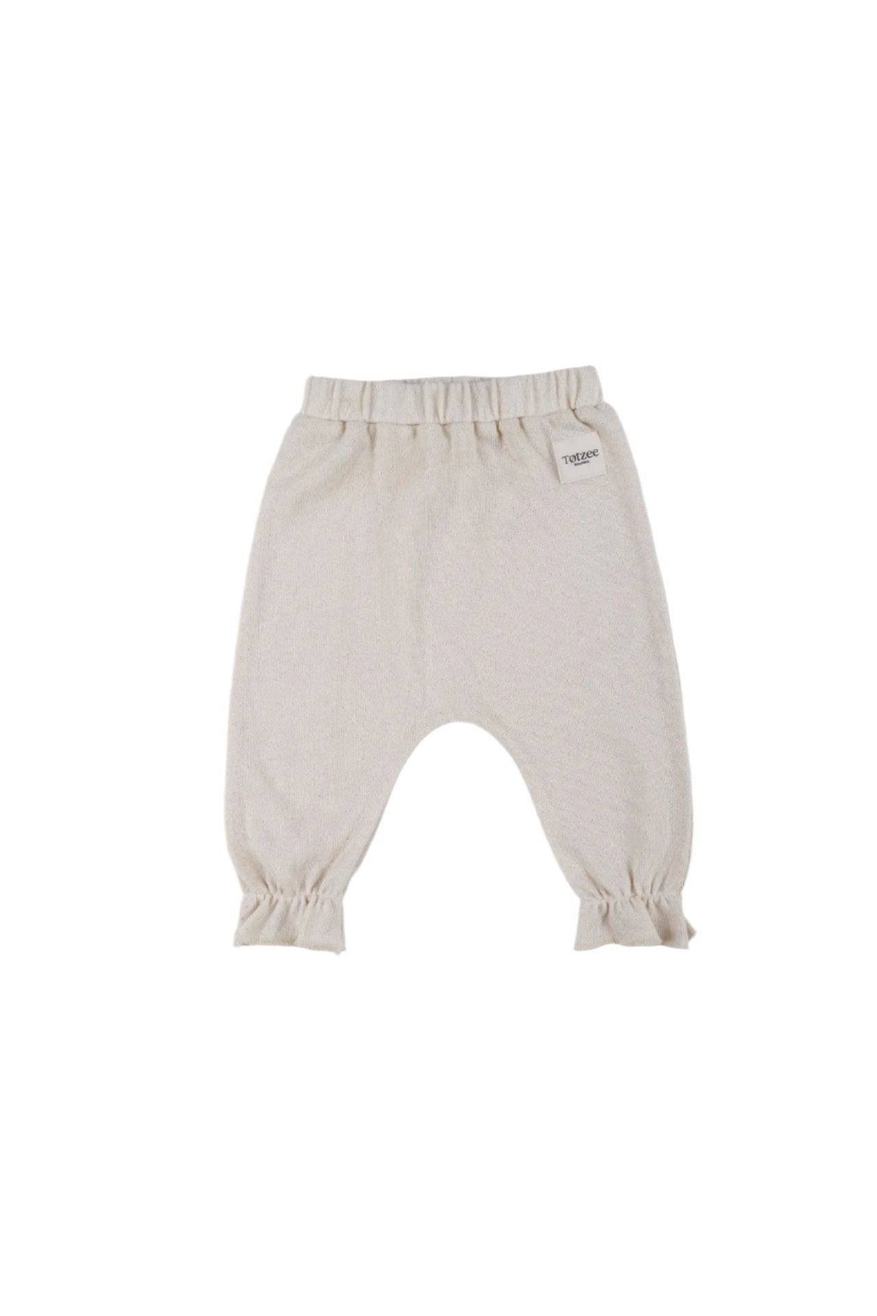 Totzee-Fırfırlı Pantolon Bej-Pantolon-1-Milagron.com