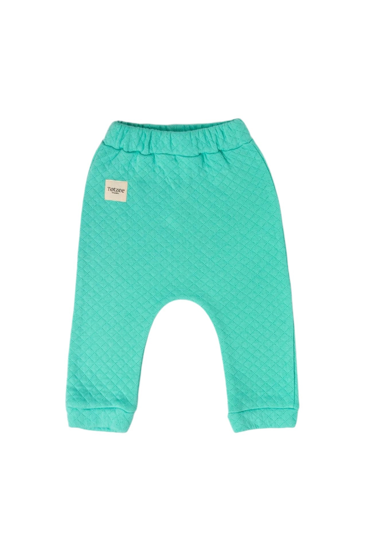 Totzee-Kapitone Harem Pantolon Mint Yeşili-Pantolon-1-Milagron.com