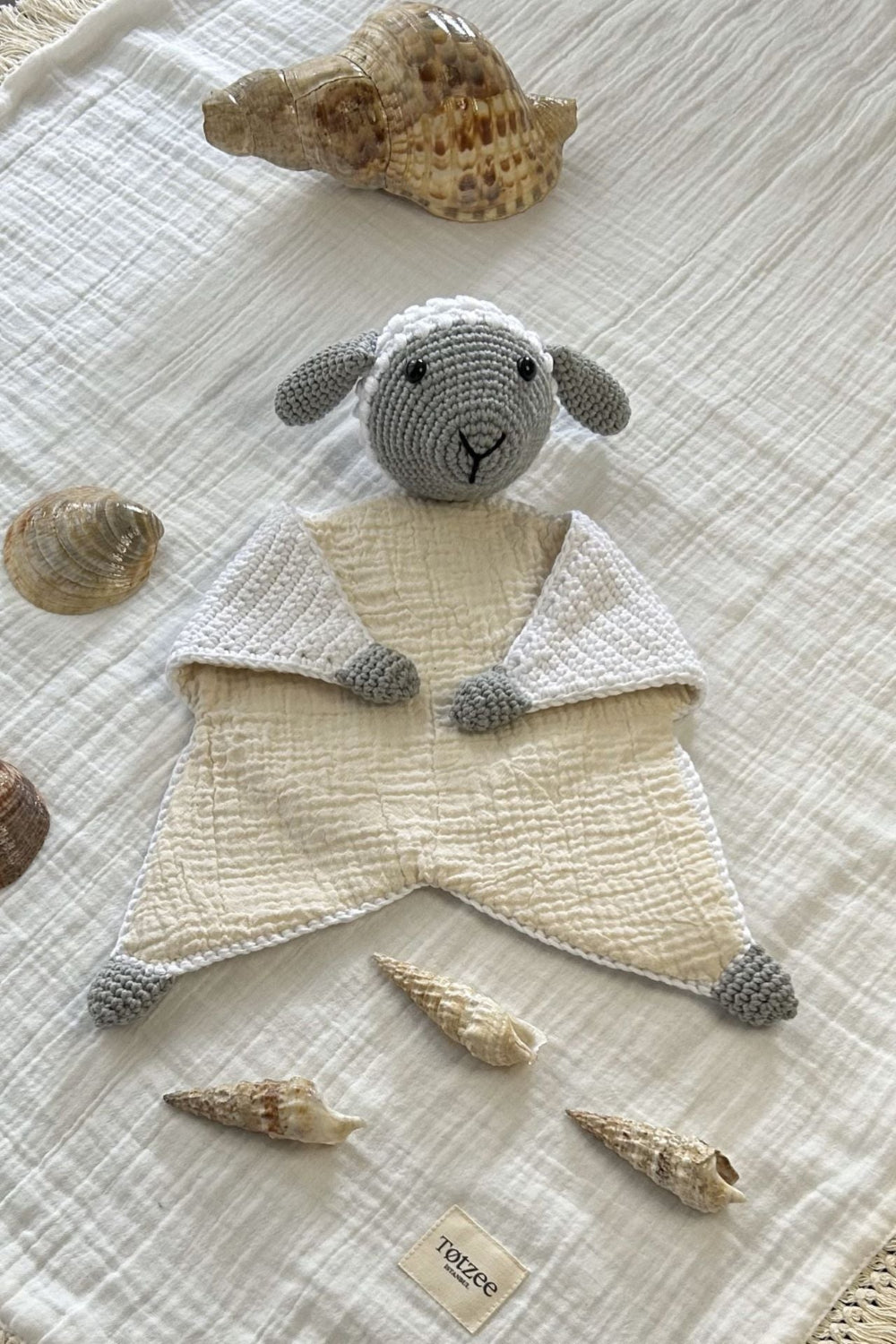 Totzee-Kuzu Uyku Arkadaşı Gri & Krem-Uyku Arkadaşı-1-Milagron.com