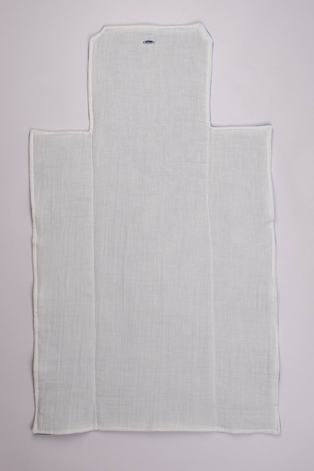 Totzee-Müslin Alt Açma Bezi Okyanus Mavisi-Yatak Örtüsü-3-Milagron.com